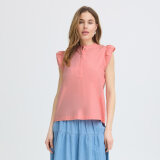 Pulz Jeans ( Dame )  - PULZ - PZCLEO SS BLOUSE | SKJORTE MUREX SHELL