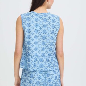 ICHI ( Dame ) - ICHI - IHGIVI SS | BLUSE BLUE FLOWER
