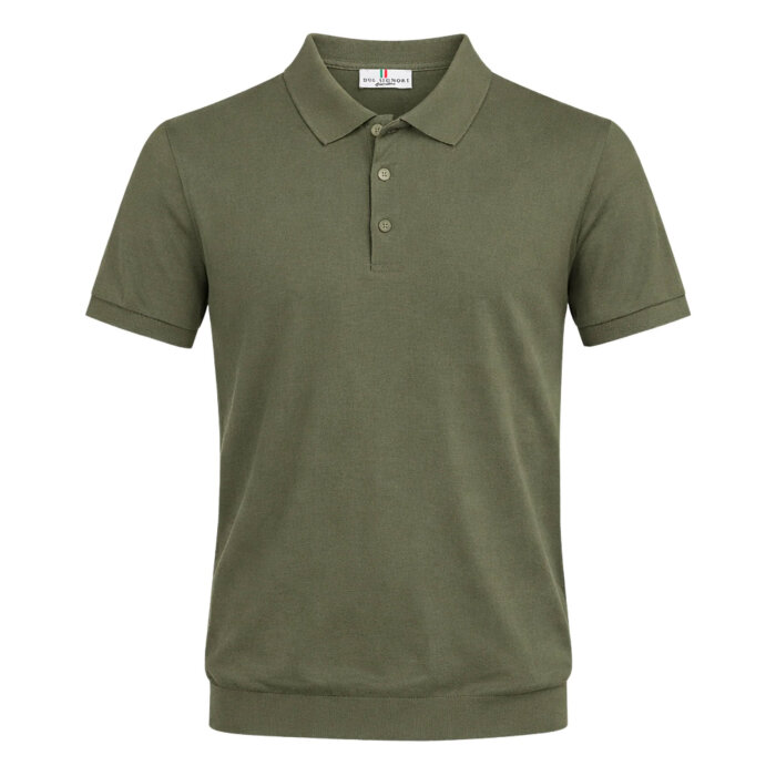 Limited Edition - Due Signori - DS2040 knitted polo | Polo T-shirt Green