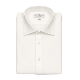 Limited Edition - Due Signore - DS4009 | Fitted Fit Skjorte White 
