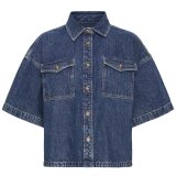 ICHI ( Dame ) - ICHI - IHKAMINA SH | SKJORTE MEDIUM BLUE ICHI ( Dame ) - ICHI - IHKAMINA SH | SKJORTE MEDIUM BLUE