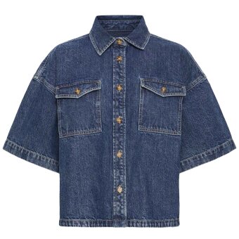 ICHI ( Dame ) - ICHI - IHKAMINA SH | SKJORTE MEDIUM BLUE