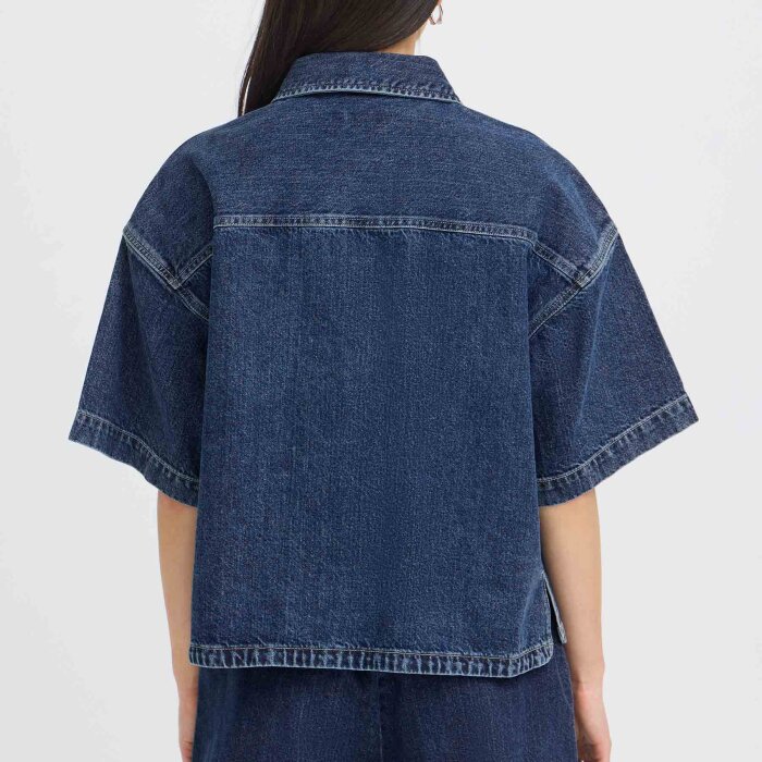 ICHI ( Dame ) - ICHI - IHKAMINA SH | SKJORTE MEDIUM BLUE