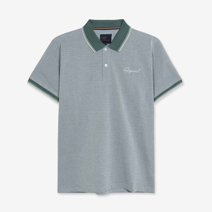 Signal - Signal - Rene contrast | Polo T-shirt Green Ivy
