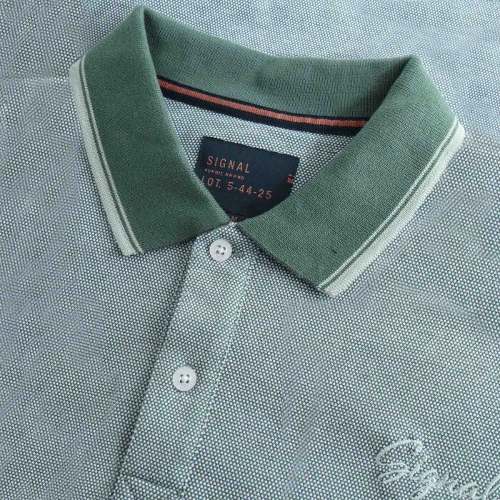 Signal - Signal - Rene contrast | Polo T-shirt Green Ivy