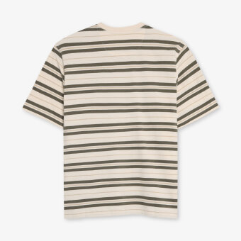 Signal - Signal - Sixten stripe tee | T-shirt Egret Dust