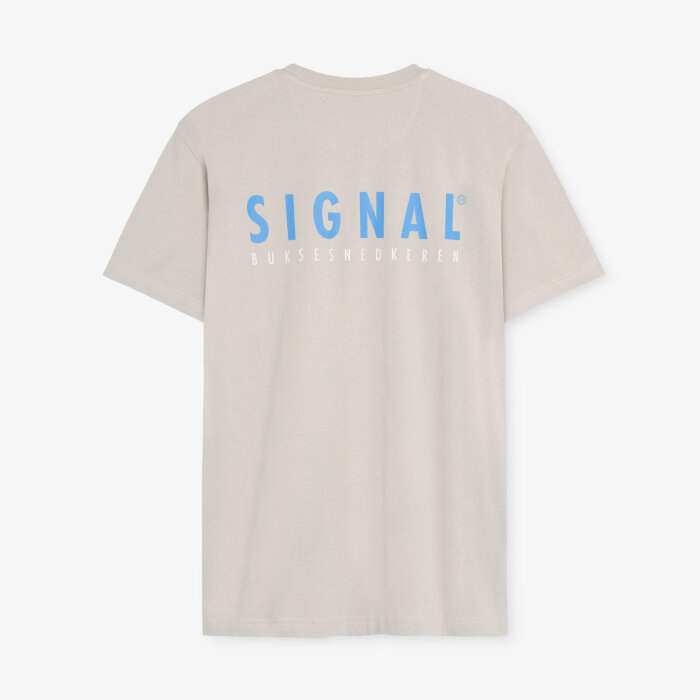 Signal - Signal - Fab backprint tee | T-shirt Creamy