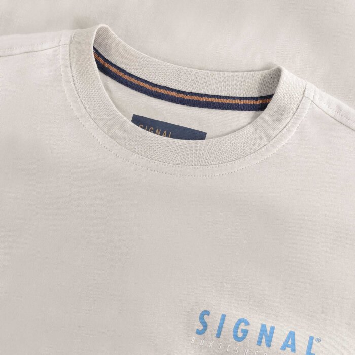 Signal - Signal - Fab backprint tee | T-shirt Creamy