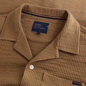 Signal - Signal - Eifel shirt | K/Æ Skjorte Tobacco
