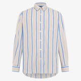 Signal - Signal - Gary stripe shirt | Skjorte Warm Beige Signal - Signal - Gary stripe shirt | Skjorte Warm Beige
