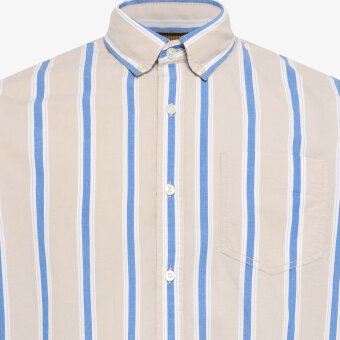 Signal - Signal - Gary stripe shirt | Skjorte Warm Beige