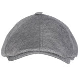 STETSON - Stetson - 6-panel cap linen | Kasket Grey Herringbone