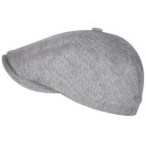STETSON - Stetson - 6-panel cap linen | Kasket Grey Herringbone
