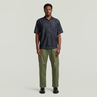 G-Star - G-Star - Bowling 2-pkt shirt | K/Æ Skjorte Rinsed