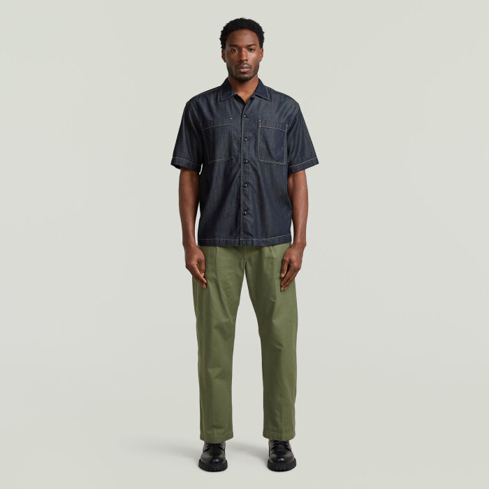 G-Star - G-Star - Bowling 2-pkt shirt | K/Æ Skjorte Rinsed