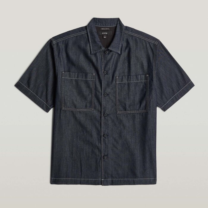G-Star - G-Star - Bowling 2-pkt shirt | K/Æ Skjorte Rinsed