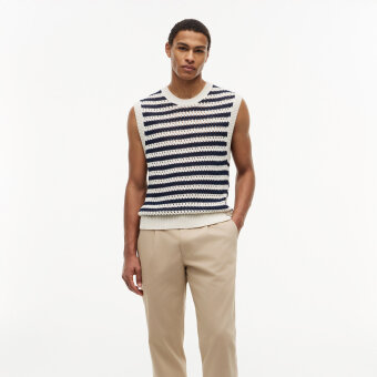 Tommy Hilfiger  - Tommy Hilfiger - Open knit | Vest Ivory Petal