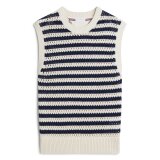Tommy Hilfiger  - Tommy Hilfiger - Open knit | Vest Ivory Petal