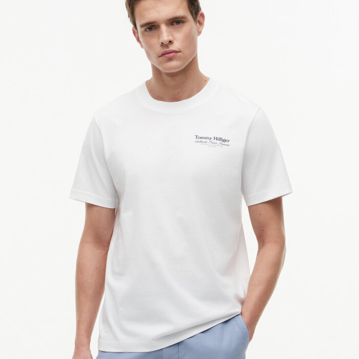 Tommy Hilfiger  - Tommy Hilfiger - Nautical back graphic tee | T-shirt White