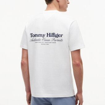 Tommy Hilfiger  - Tommy Hilfiger - Nautical back graphic tee | T-shirt White