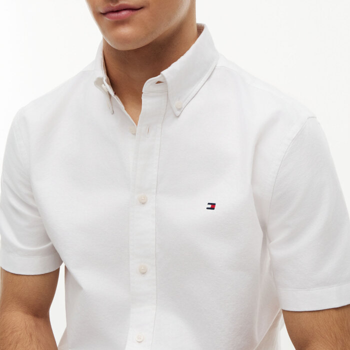 Tommy Hilfiger  - Tommy Hilfiger - Heritage oxford shirt | K/Æ Skjorte White
