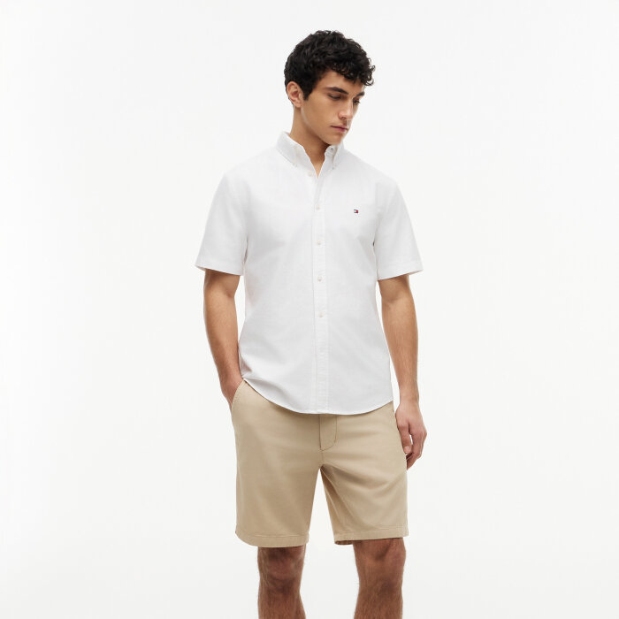 Tommy Hilfiger  - Tommy Hilfiger - Heritage oxford shirt | K/Æ Skjorte White