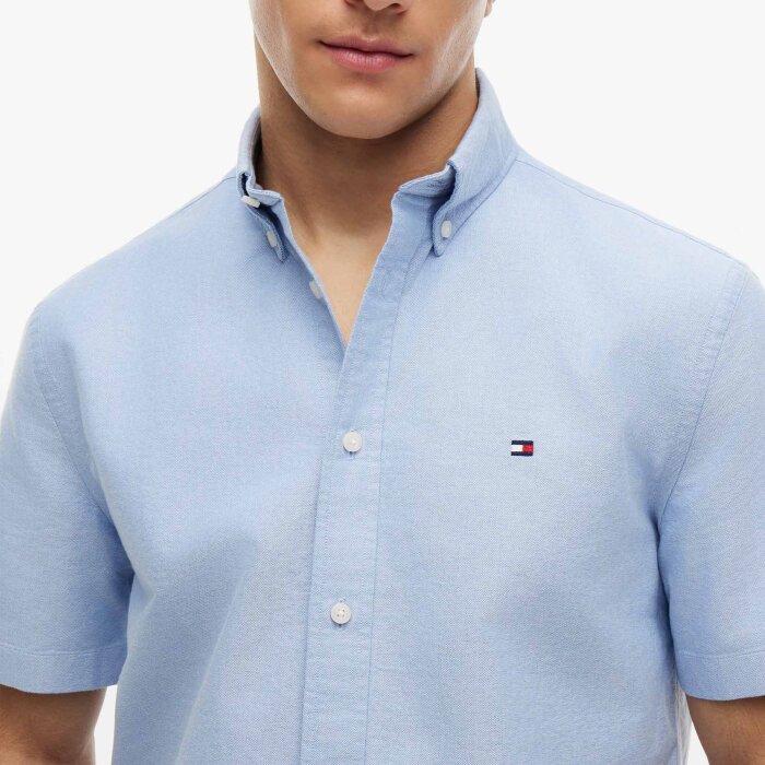 Tommy Hilfiger  - Tommy Hilfiger - Heritage oxford shirt | K/Æ Skjorte Shirt Blue