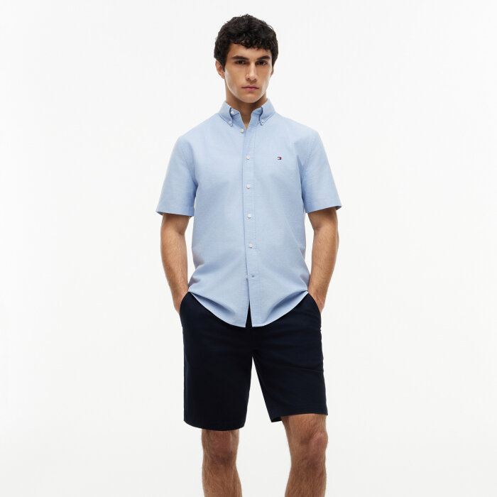 Tommy Hilfiger  - Tommy Hilfiger - Heritage oxford shirt | K/Æ Skjorte Shirt Blue