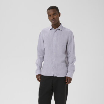 Matinique - Matinique - Marc linen shirt | Hørskjorte Lavender Aura