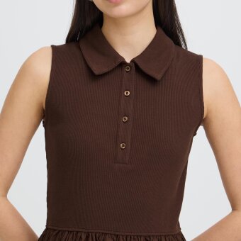 ICHI ( Dame ) - ICHI - IHMONNA POLO DR | KJOLE CHINOCY COFFEE