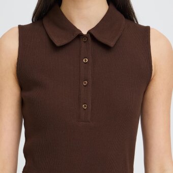 ICHI ( Dame ) - ICHI - IHMONNA POLO DR | KJOLE CHINOCY COFFEE