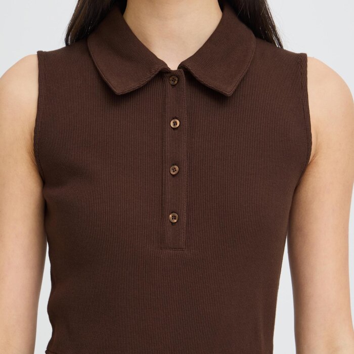 ICHI ( Dame ) - ICHI - IHMONNA POLO DR | KJOLE CHINOCY COFFEE