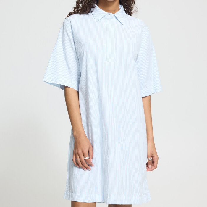 ICHI ( Dame ) - ICHI - IHGARIA DR | KJOLE LIGHT BLUE STRIPE 