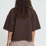 ICHI ( Dame ) - ICHI - IHPLAMER EX LOOSE SS | T-SHIRT CHICORY COFFE ICHI ( Dame ) - ICHI - IHPLAMER EX LOOSE SS | T-SHIRT CHICORY COFFE