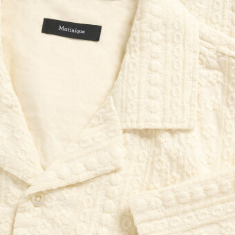 Matinique - Matinique - Klampo shirt ss | K/Æ Skjorte Vanilla Ice