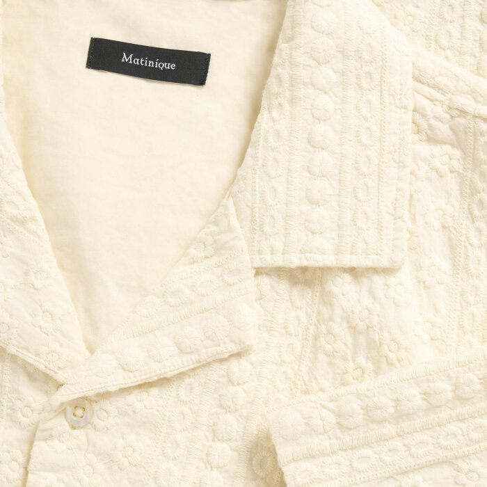 Matinique - Matinique - Klampo shirt ss | K/Æ Skjorte Vanilla Ice