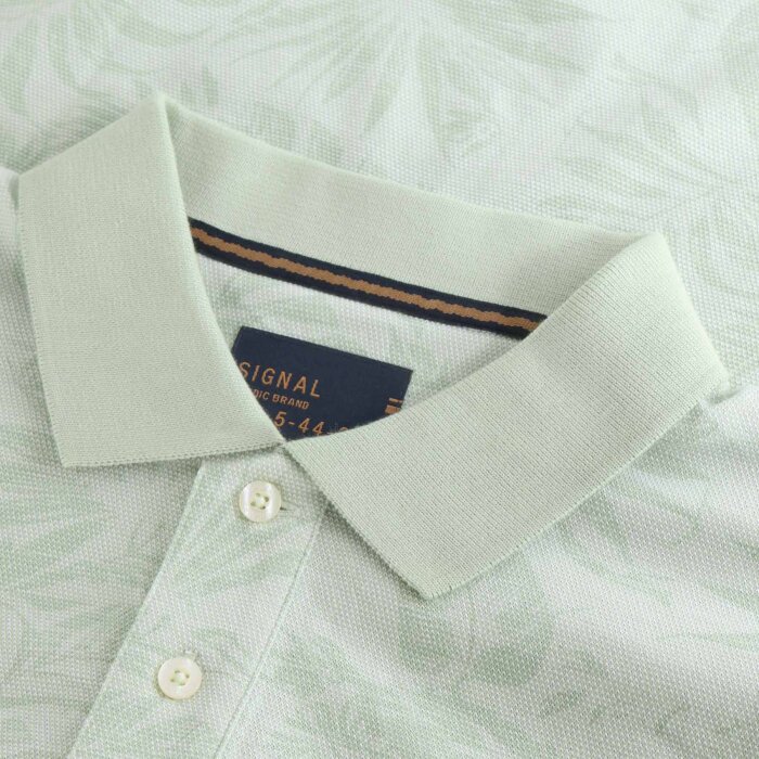 Signal - Signal - Raven Aop jacquard | Polo T-shirt Laurel Green