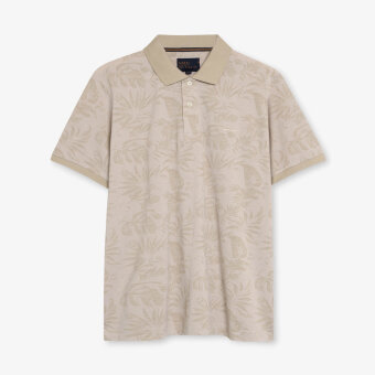 Signal - Signal - Raven Aop jacquard | Polo T-shirt Warm Beige