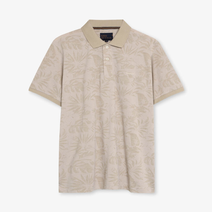Signal - Signal - Raven Aop jacquard | Polo T-shirt Warm Beige