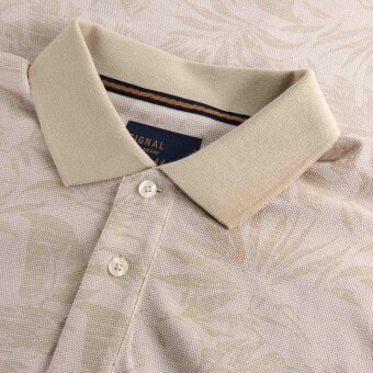 Signal - Signal - Raven Aop jacquard | Polo T-shirt Warm Beige