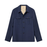 Mos Mosh Gallery - Mos Mosh - Jacob dynamic luxe | Overshirt Navy Mos Mosh Gallery - Mos Mosh - Jacob dynamic luxe | Overshirt Navy