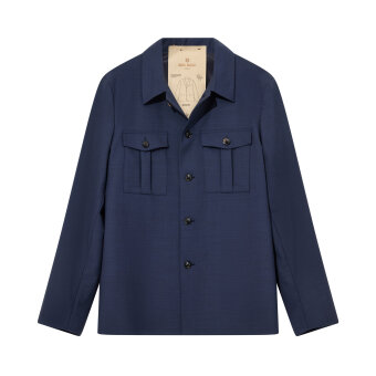 Mos Mosh Gallery - Mos Mosh - Jacob dynamic luxe | Overshirt Navy