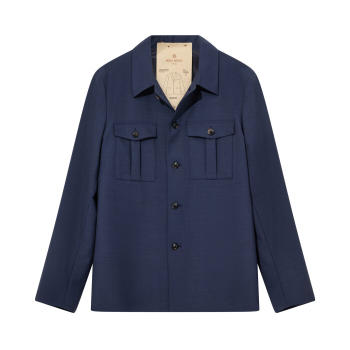 Mos Mosh Gallery - Mos Mosh - Jacob dynamic luxe | Overshirt Navy