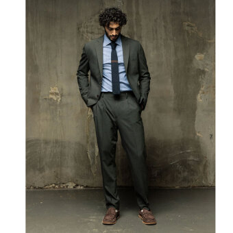 Mos Mosh Gallery - Mos Mosh - Jones dynamic luxe pants | Habitbuks Dark Green