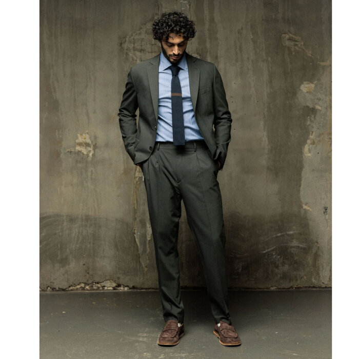 Mos Mosh Gallery - Mos Mosh - Jones dynamic luxe pants | Habitbuks Dark Green