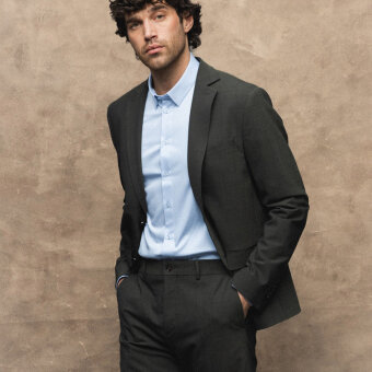 Mos Mosh Gallery - Mos Mosh James dynamic blazer Habitjakke Dark Green