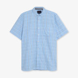 Signal - Signal - Troels pop check shirt | K/Æ Skjorte Blue Wind Signal - Signal - Troels pop check shirt | K/Æ Skjorte Blue Wind