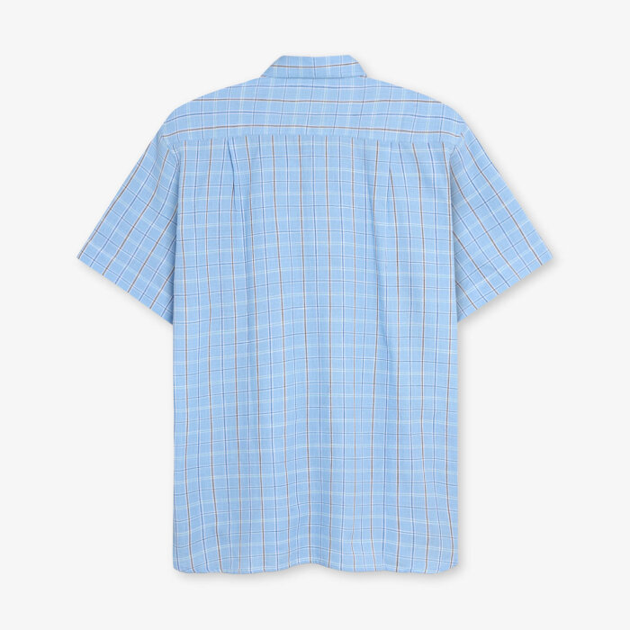 Signal - Signal - Troels pop check shirt | K/Æ Skjorte Blue Wind