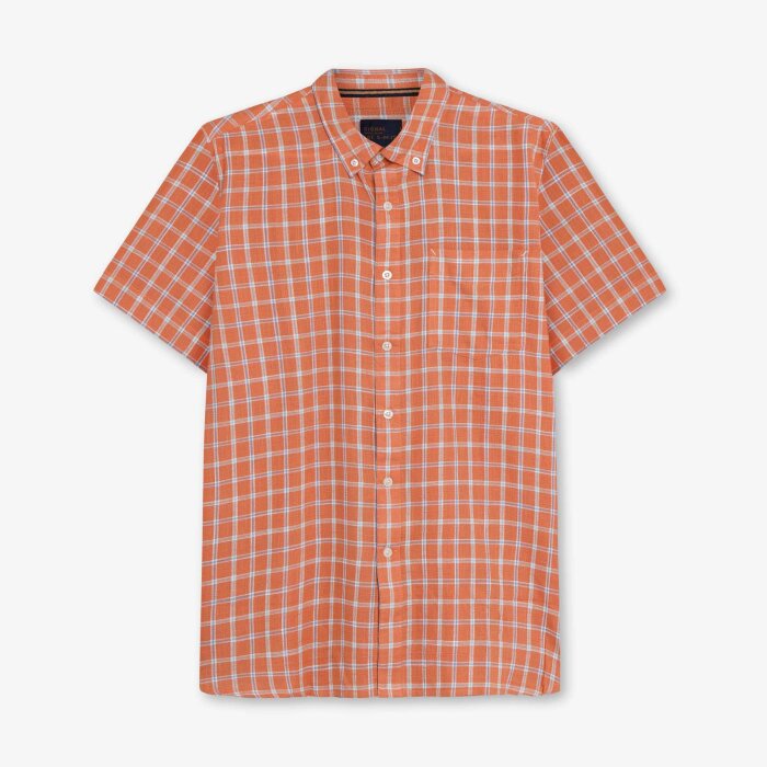 Signal - Signal - Troels pop check shirt | K/Æ Skjorte Sun Baked
