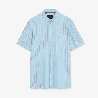 Signal - Signal - Hunk pop stripe shirt | K/Æ Skjorte Laurel Green